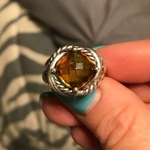 David Yurman Citrine Infinity Ring